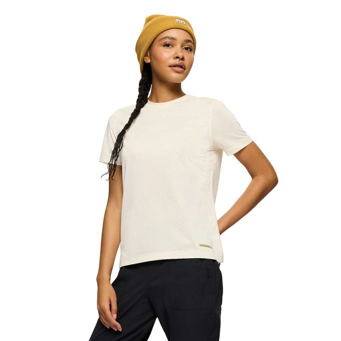 Aktiv kortärmad t-shirt för kvinnor
