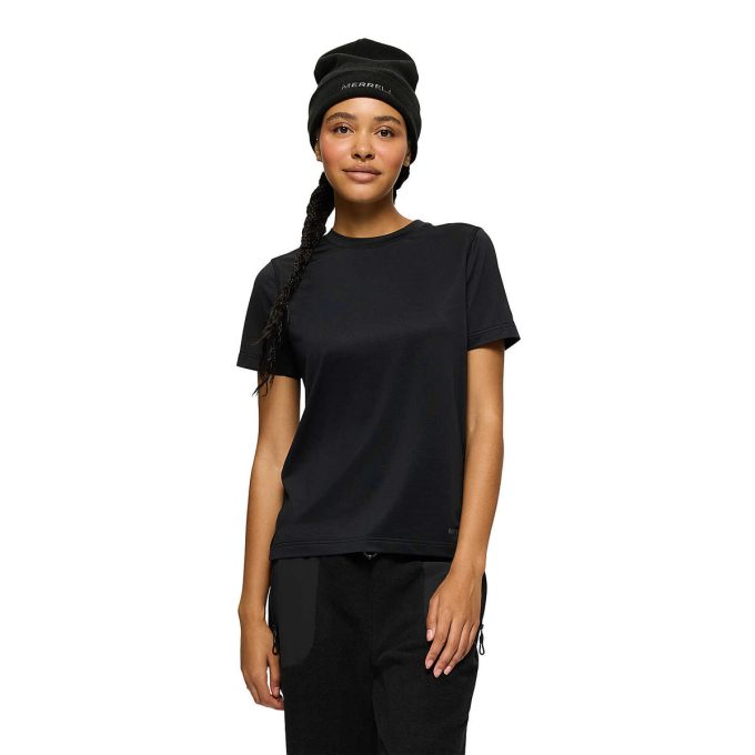 Aktiv kortärmad t-shirt för kvinnor