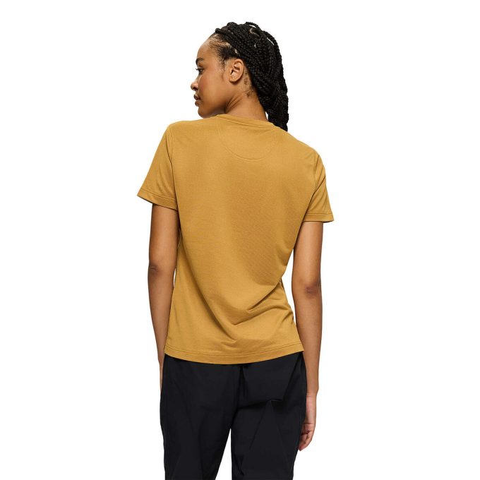 Aktiv kortärmad t-shirt för kvinnor