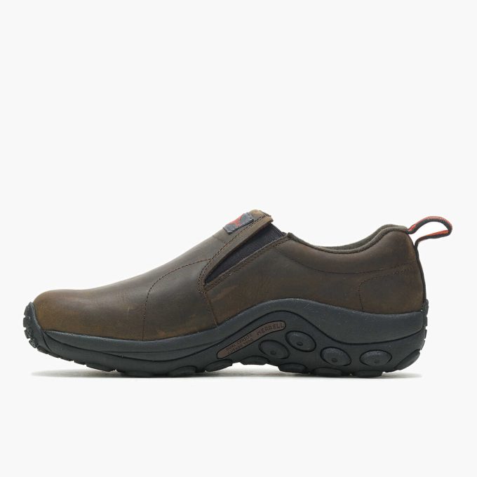 Herr Jungle Moc Leather SR Arbetssko bred bredd