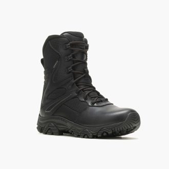 Herr Moab 3 8″ Tactical Response Zip Vattentät känga bred bredd
