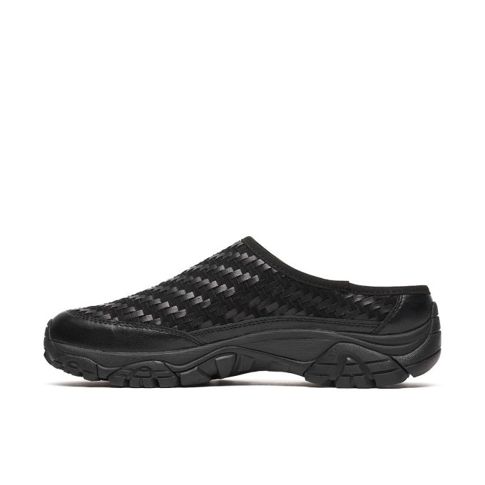 Moab 2 Slide Leather Woven 1TRL