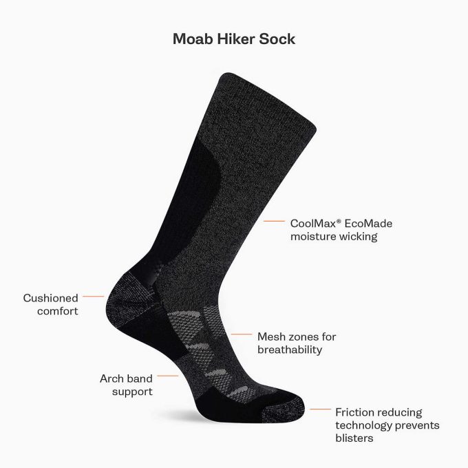 Moab Hiking Quarter Sock