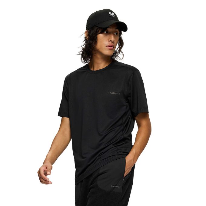 Tech kortärmad t-shirt för män